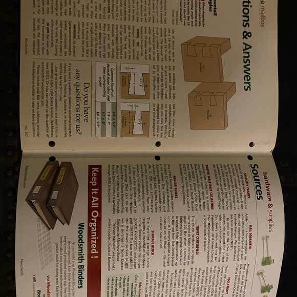 🎉5/$10🎉Woodsmith magazine vol32 no187 February March 2010 tambour tool cabinet - Picture 7 of 9